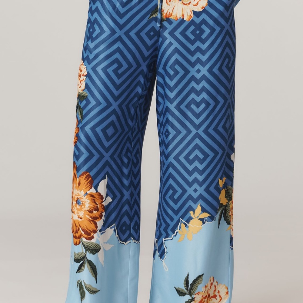 Floral Blue Women's Jumpsuit